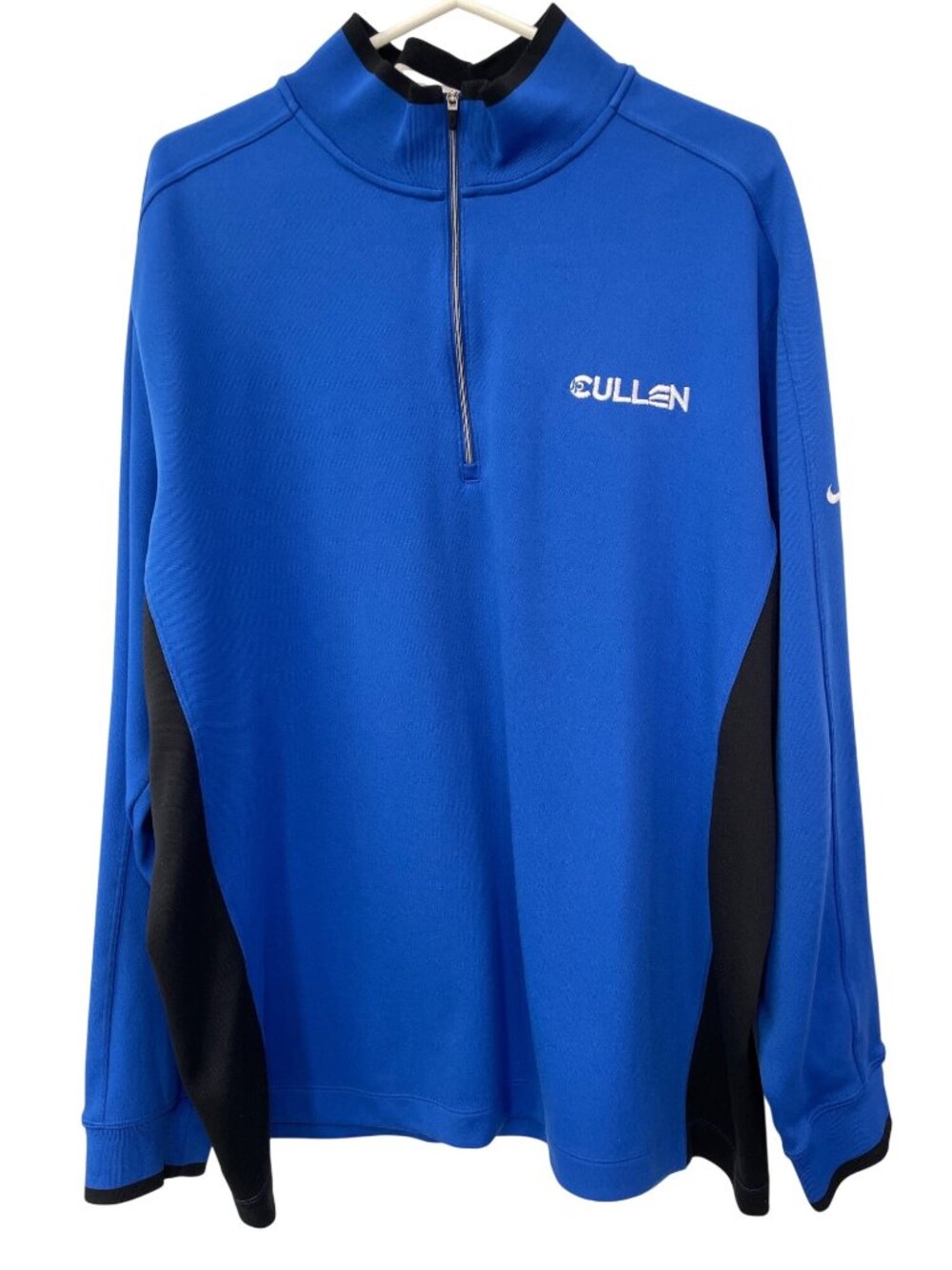 Nike Golf Dri-Fit Pullover XL Quarter Zip Long Sleeve Cullen Embroidered Sporty